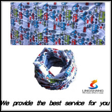 LSB-1002 Ningbo Lingshang 100% polyester multifunctional seamless outdoor neck tube baby bibs bandana